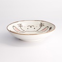 Kawaii Rabbit Usagi Plate 21x5.2cm Pink 21270 6/36