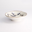 Kawaii Cat Neko Shallow Bowl 17x4.9cmh Blue 21271 12/72