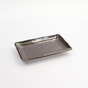 Mino Craft Rectangular Plate 21x13.5x2.8 Black 6/48