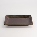 Mino Craft Rectangular Plate 21x13.5x2.8 Black 6/48