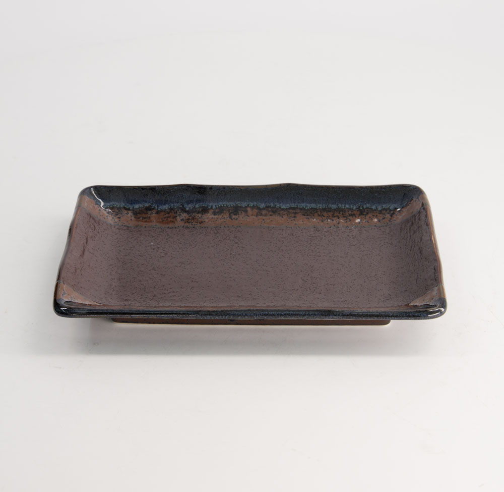 Mino Craft Rectangular Plate 21x13.5x2.8 Black 6/48