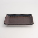 Mino Craft Rectangular Plate 21x13.5x2.8 Black 6/48