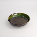 Mino Craft Pasta Plate 21.5x4.5cm Amanogawa Green 4/24