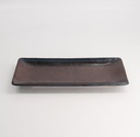 Mino Craft Rectangular Plate 28.5x12.5x2.5cm Black 4/32