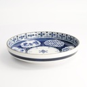 Wa Mixed Bowls Pasta Plate Matori Hishimon 20x4.1cm 21504 4/32
