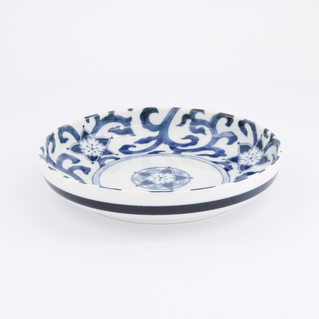 Wa Mixed Bowls Pasta Plate Goben Karakusa 20x4.1cm 650ml 21505 4/32