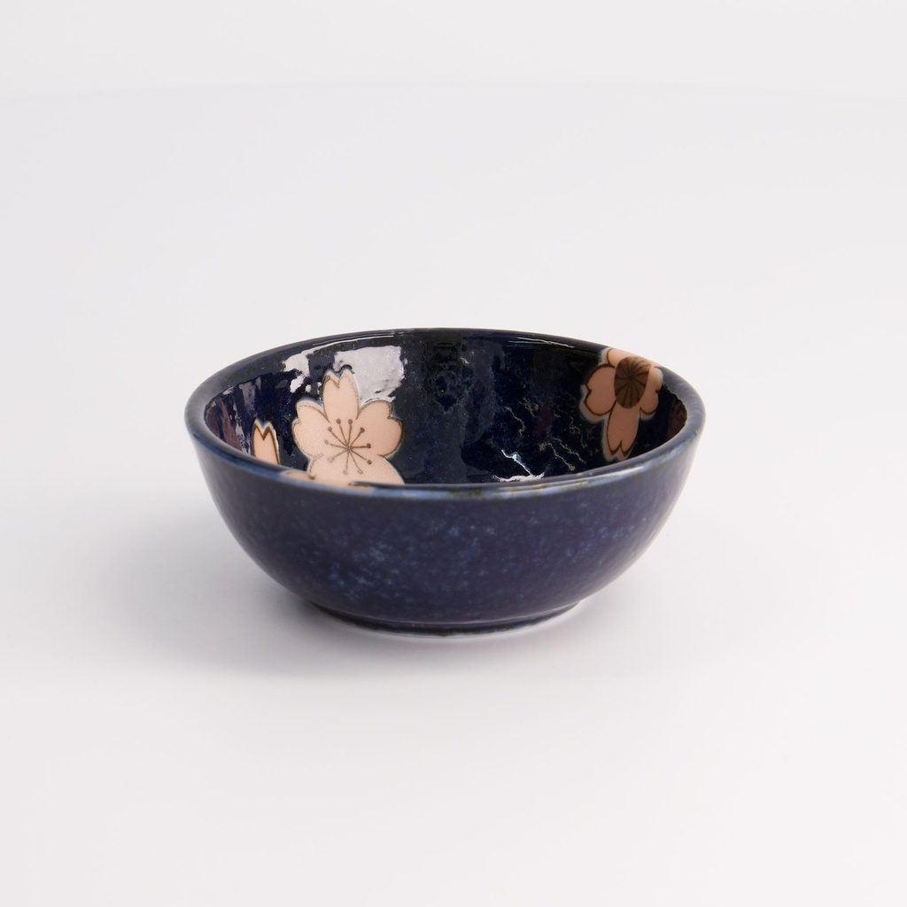 Sakura Sauce Dish 8.6x3.6cm Navy 21344 12/192