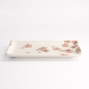 Sakura Plate 22.5x12.7cm White 21349 6/48