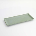 Vert Sauge Rect. Plate 28.5x12.5cm 21353 6/48