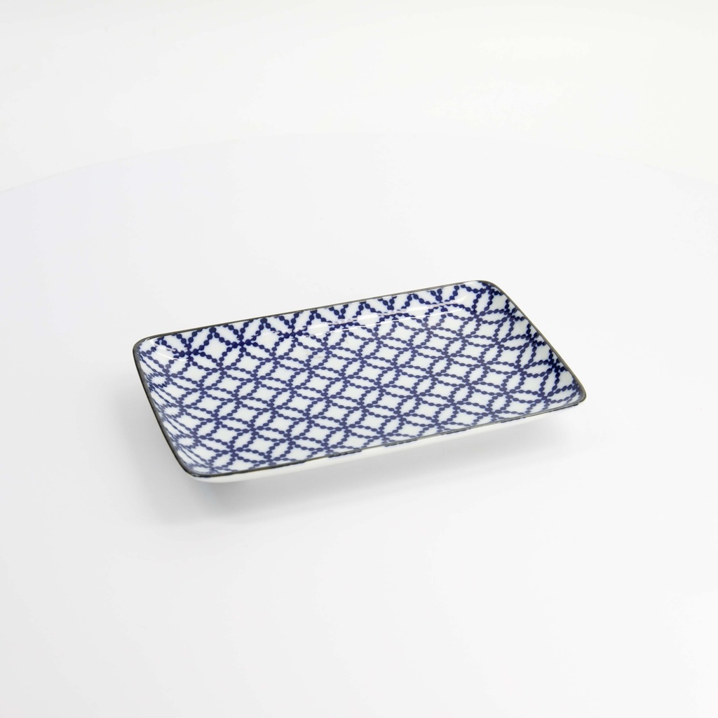 Mixed Plate 20.4x13cm Ten Shippo A 21371 6/36