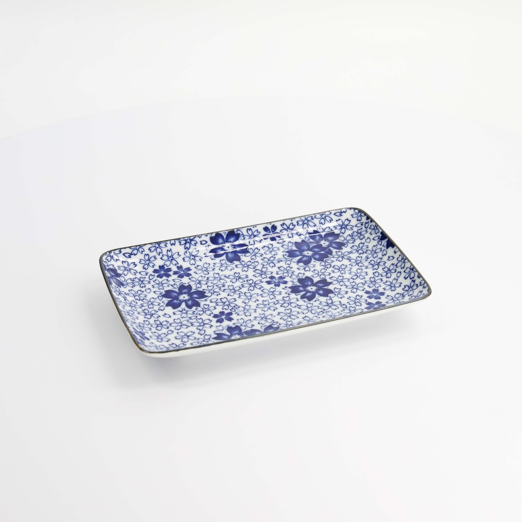 Mixed Plate 20.4x13cm Sakura Chirashi D 21374 6/36