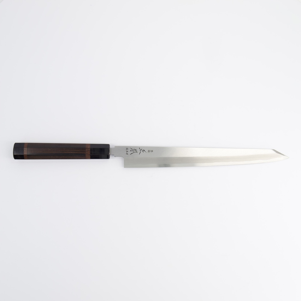 Knife Masamoto Carbon Steel Kiritsuke Special Ebony Octagon 27cm