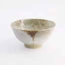 Yukishino Bowl 16x7.5cm 600ml Br/Wh 21415 6/48