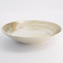 Yukishino Deep Plate 29x6cm Br/Wh 21417 2/16