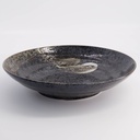 Arahake Deep Plate 29x6cm Bk/Br 21430 2/16