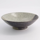 Oboro Yamakage Bowl 24x7.5cm 1400ml Bk/Br/Wh 21448 2/16