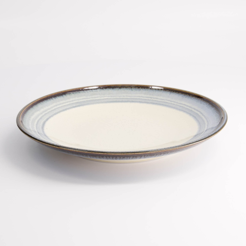 Unkai Round Plate 22.7x3.1cm White 21464 6/36