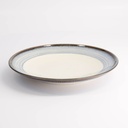 Unkai Round Plate 22.7x3.1cm White 21464 6/36