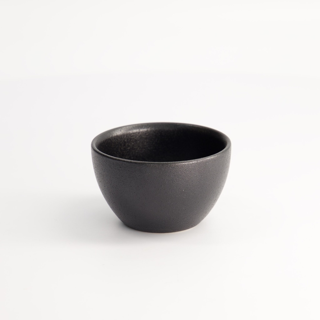 Yuzu Black Cup 8.5x5.1cm 180ml Matte Black A4933Y101 6/72