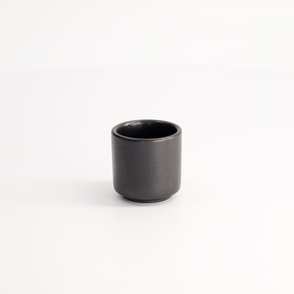 Yuzu Black Sake Cup 4.7x4.7cm 40ml Matte Black A3912Y101 12/192