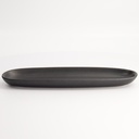 Yuzu Black Plate 30.3x9.5x2.4cm A2025Y101 6/48