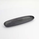 Yuzu Black Plate 30.3x9.5x2.4cm A2025Y101 6/48
