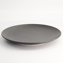 Yuzu Black Coupe Plate 27.1x3cm A2381Y101 3/18