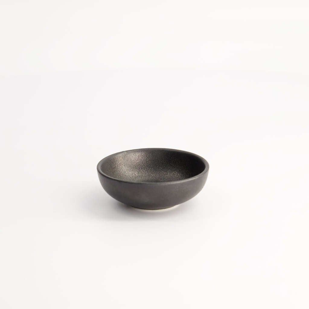 Yuzu Black Saucer 7.2x2.1cm A25191Y101 24/192