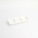 White Series Sauce Dish 3pcs 20.5x8.25cm White A0227 6/48