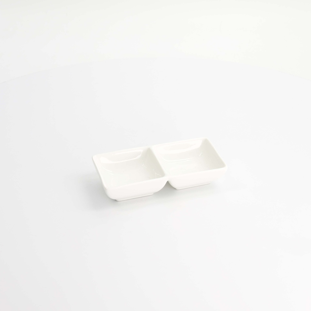 White Series Sauce dish 2pcs 14x7x3cm White A3384 6/72