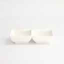 White Series Sauce dish 2pcs 14x7x3cm White A3384 6/72