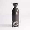 Black Maru Series Sake Bottle 17.5cm 220ml Black A1830Y103T85 6/72