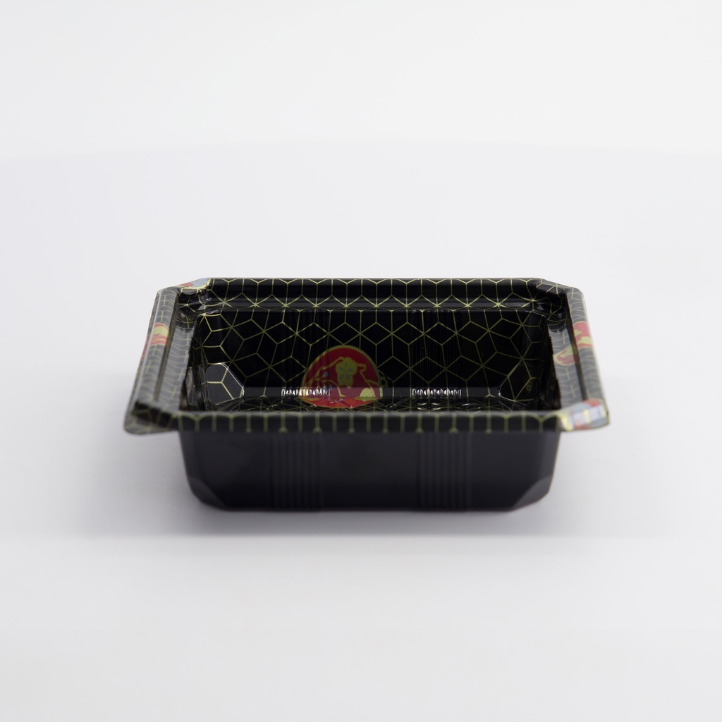 HR Dispo. Base Black Sakura 12.6x12.6x3.3cmH SG-4  //  // 50/600