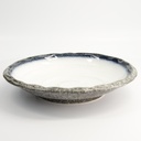 Tajimi Blue/White Plate 30x6.5cm E485-7  1/12