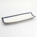 Tajimi Blue/White Plate 32.5x12.3x3.2cm E485-P-14015 4/32