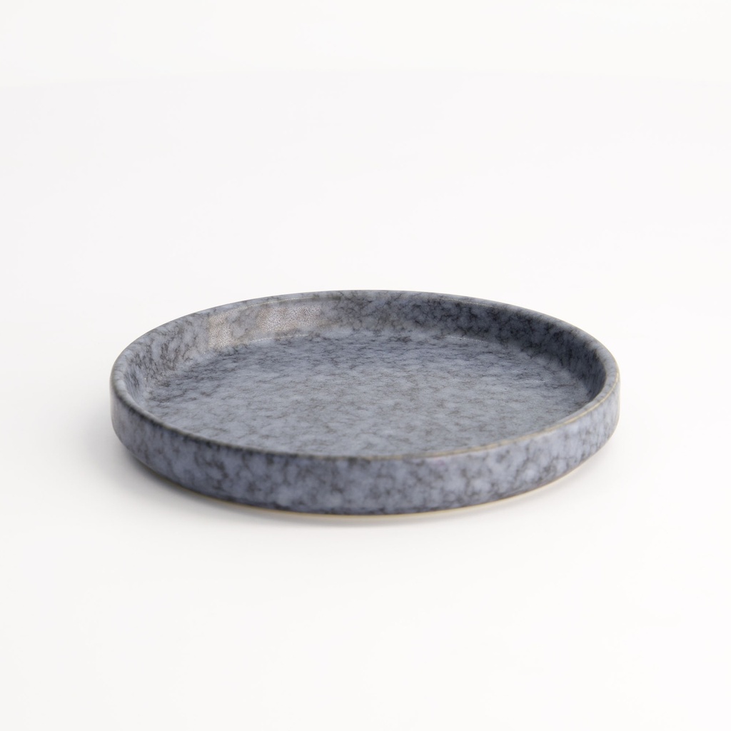 Nezumi Grey Plate 12x1.5cm E608-0-04163 6/144