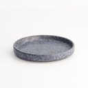 Nezumi Grey Plate 12x1.5cm E608-0-04163 6/144