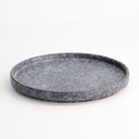 Nezumi Grey Plate 17x2cm E608-P-08110 4/48