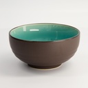 Glassy Turquoise Bowl 15.8x7.6cm 800ml HL15852M/BL 4/16