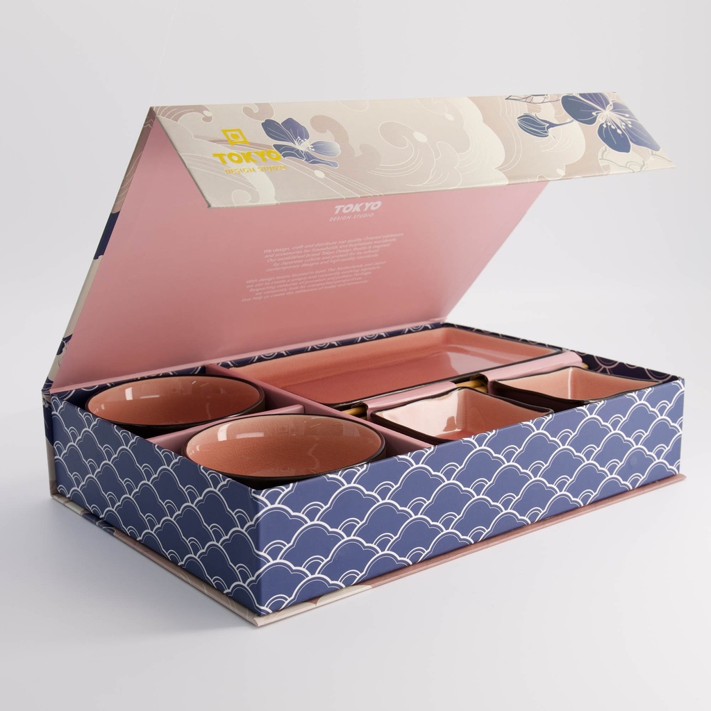 Glassy Pink Giftset 8pcs 21514 1/4