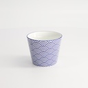 Nippon Blue Cup 8.3x6.5cm 180ml Wave  6/72