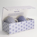 Nippon Blue Mug Giftset 2pcs 8.5x10.2cm 340ml Wave & Dots 17988 1/12