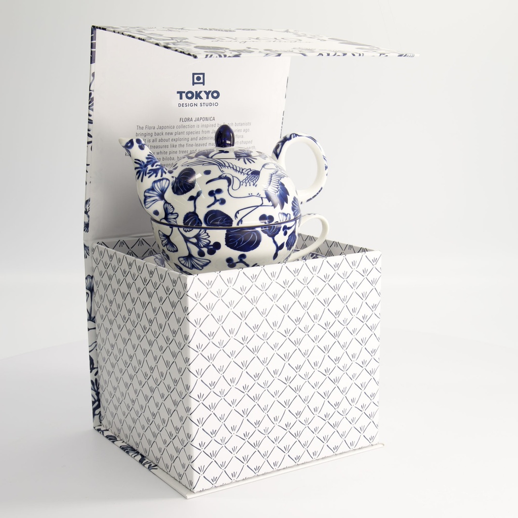 Flora Japonica Crane Tea For One Set 17455 1/12