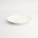 Nippon White Gold Rim Coupe Plate 19cm Star 6/48