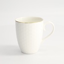 Nippon White Gold Rim Mug 8.5x10.2cm 340ml Star 6/36