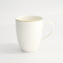 Nippon White Gold Rim Mug 8.5x10.2cm 340ml Stripe 6/36