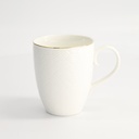 Nippon White Gold Rim Mug 8.5x10.2cm 340ml Wave 6/36