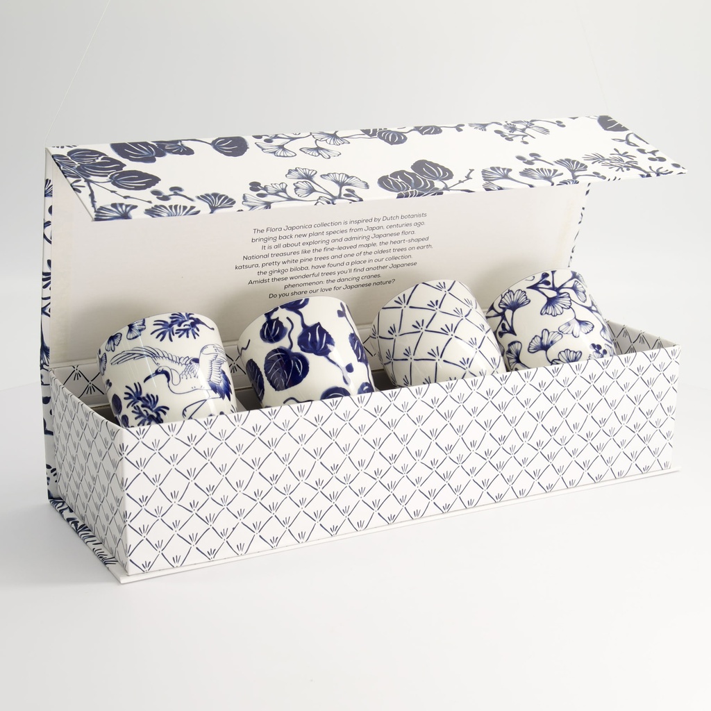 Flora Japonica Cup Giftset 4pcs 6.7x7.7cm 170ml 16728 1/12