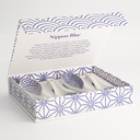 Nippon Blue Soup Spoon Giftset 4pcs 13.8x4.8cm 1/24
