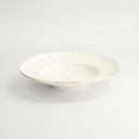 Nippon White Gold Rim Deep Plate 21cm 160ml Star 3/36